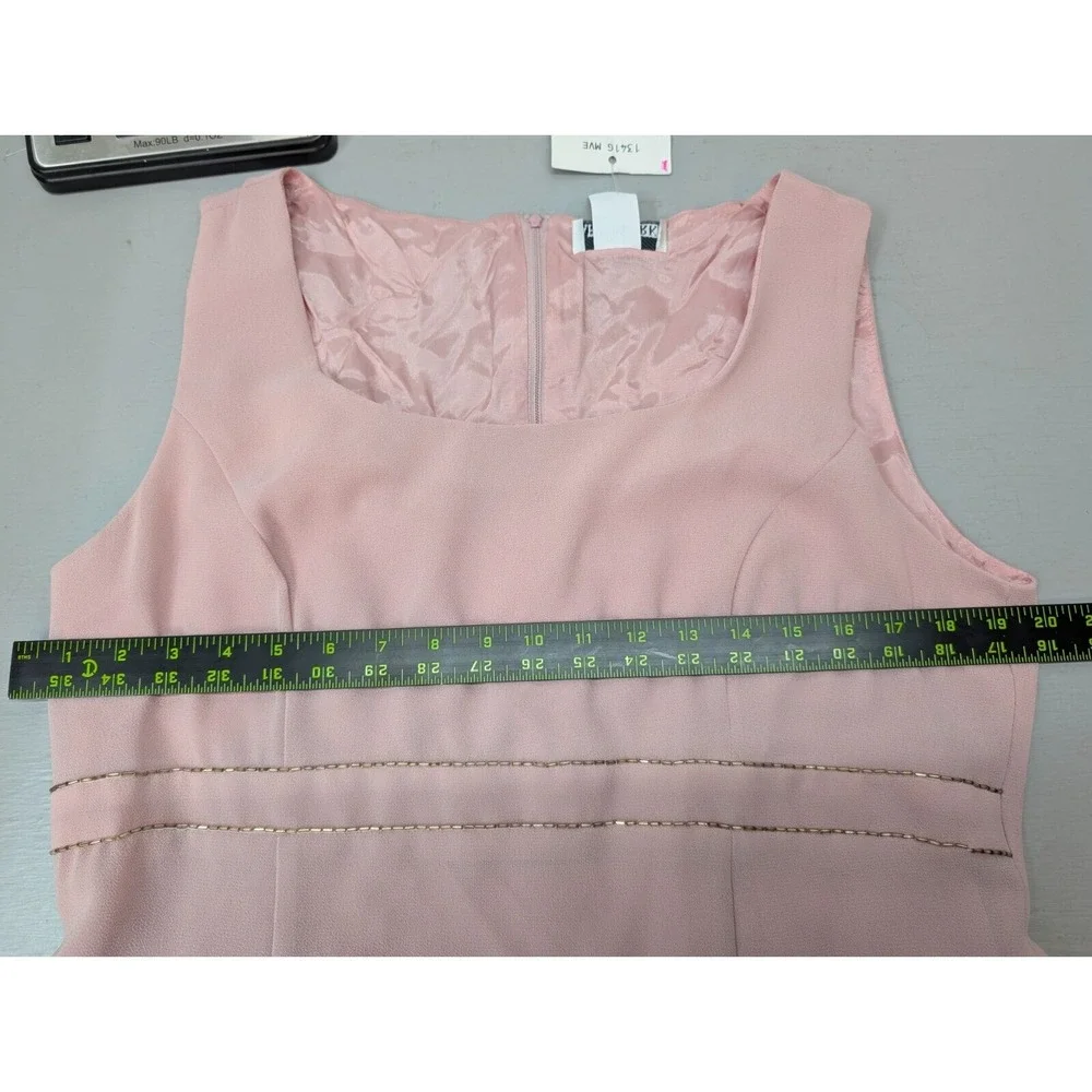 After‎ Dark Maxi Dress Womens Size 14 Prom Gown Party Pastel Pink Minimalist NWT
